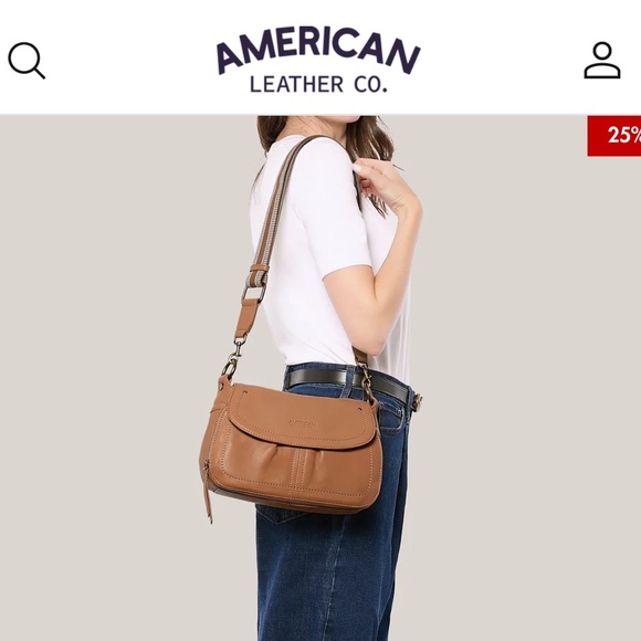 American leather bag like new condition - Picture 6 of 13